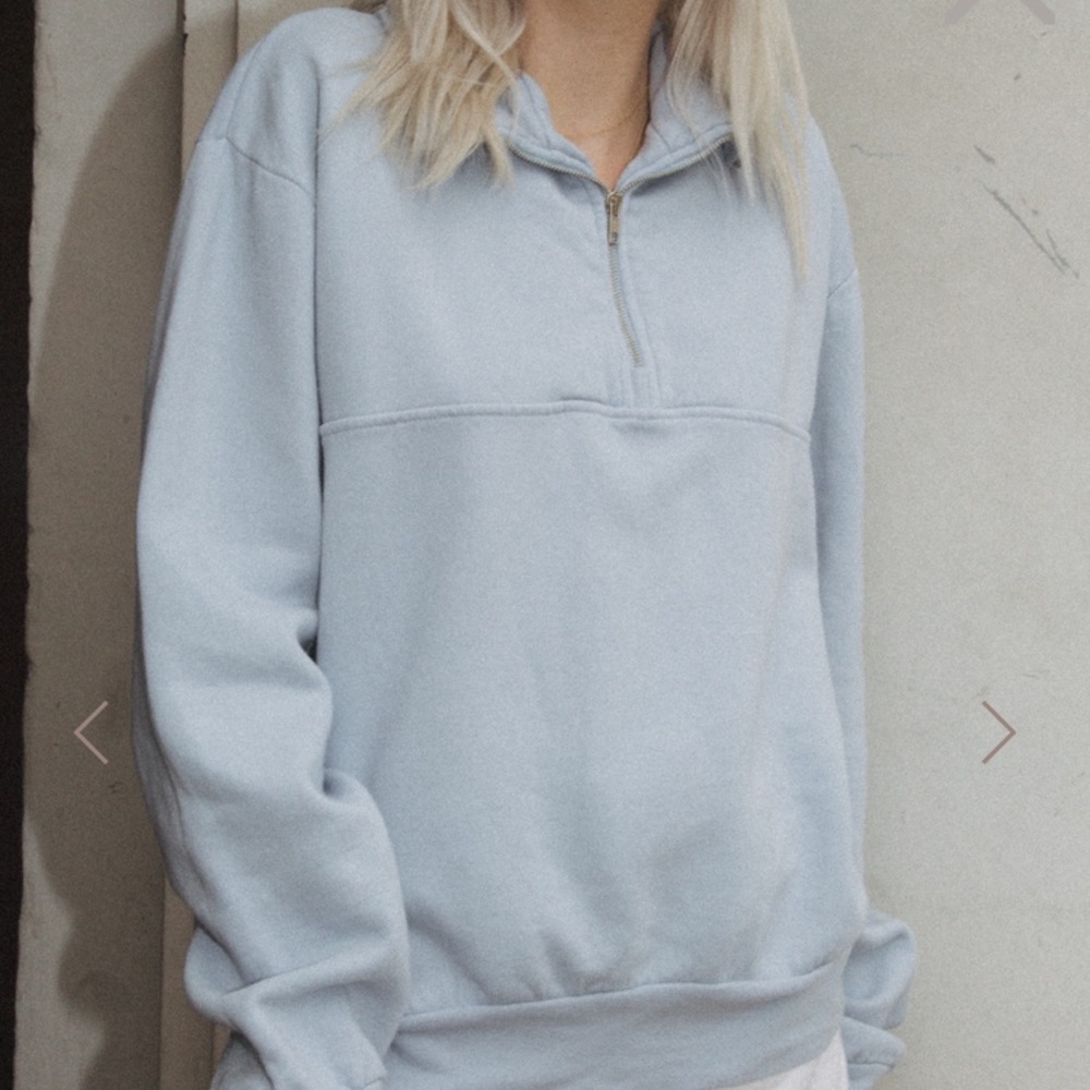 rare light blue missy quarter zip👼🏻